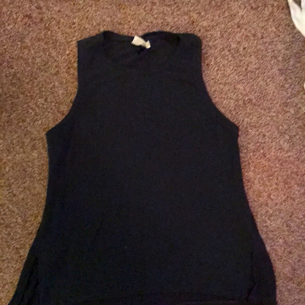 Slate gray dressy tank